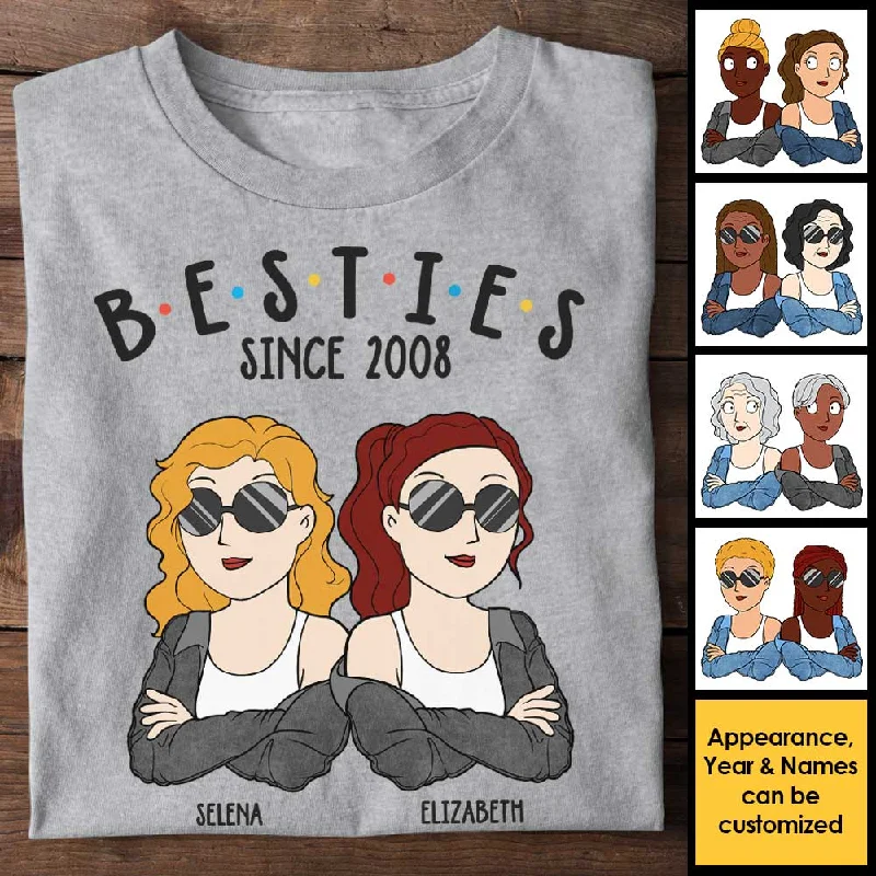 We Are Besties - Personalized Unisex T-shirt, Hoodie - Gift For Bestie