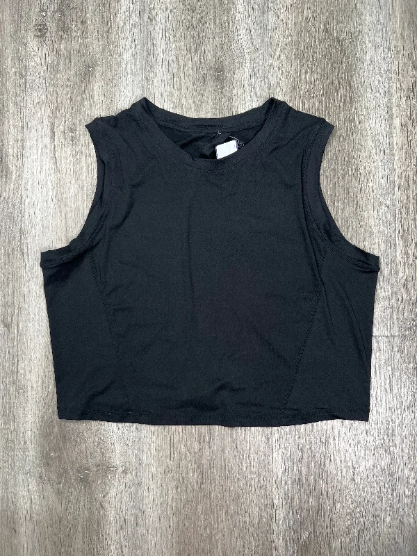 Black Athletic Tank Top  AS REVIVAL Size M