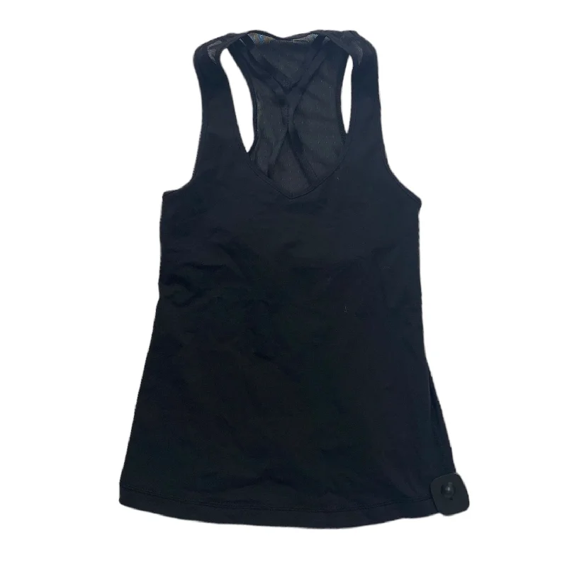 Black Athletic Tank Top Lululemon, Size 6