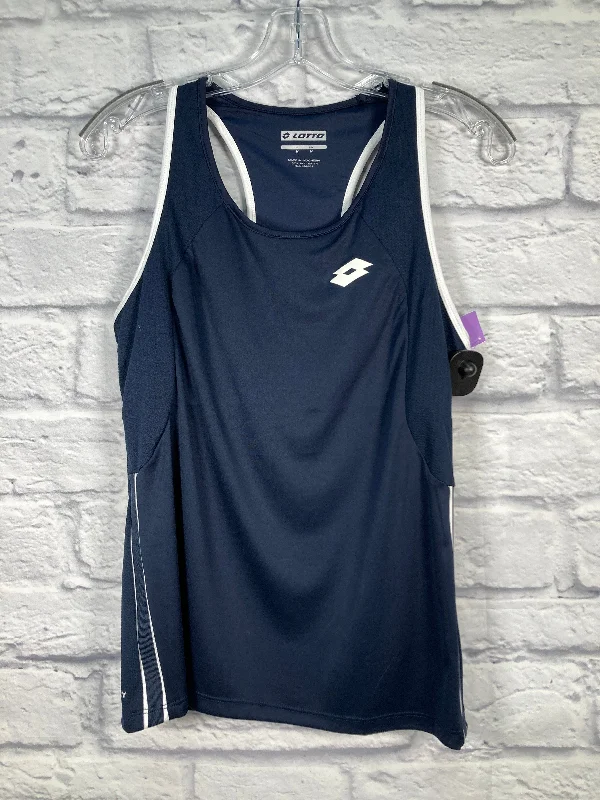 Blue & White Athletic Tank Top Clothes Mentor, Size M