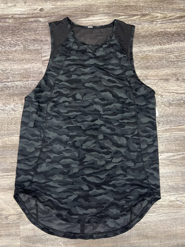 Camouflage Print Athletic Tank Top Lululemon, Size S