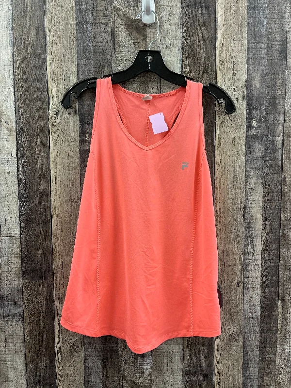 Coral Athletic Tank Top Fila, Size L