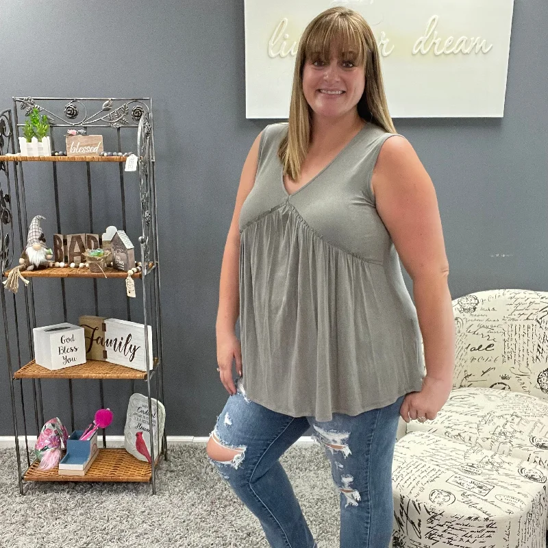 Grey Tunic Tank