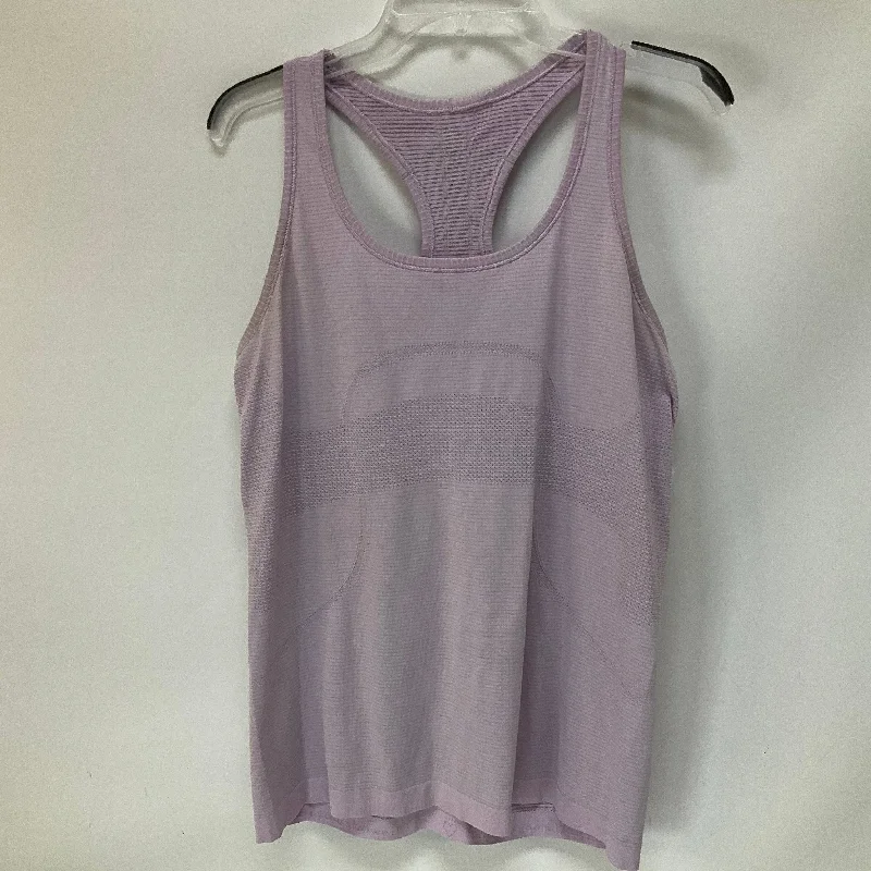 Purple Athletic Tank Top Lululemon, Size 10