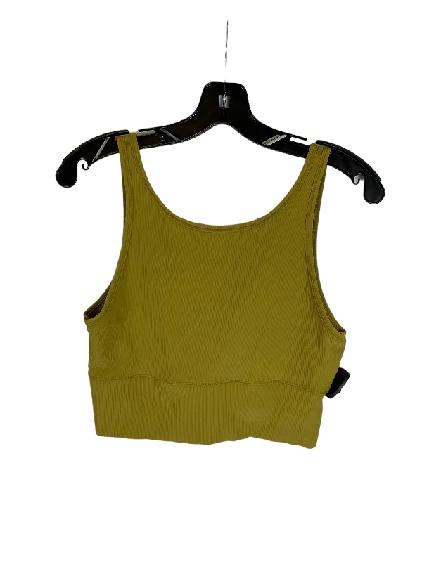 Yellow Athletic Tank Top Lululemon, Size 10