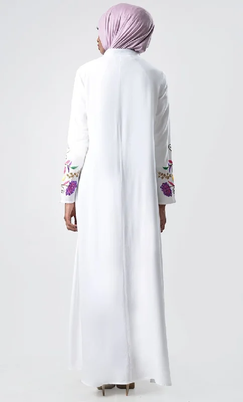 Bloom with Shine Embroidered Abaya