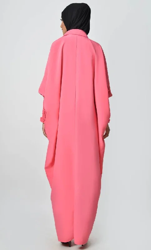 Call It Ruched Sleeve Kaftan