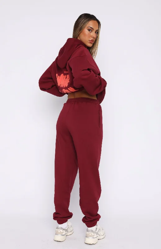 Capsule 9 Star Of The Moment Sweatpants Burgundy