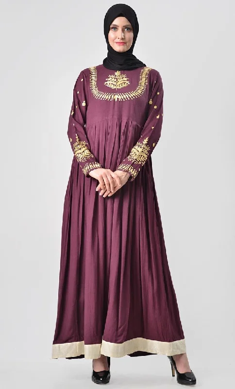 Elegance First Embroidered Abaya