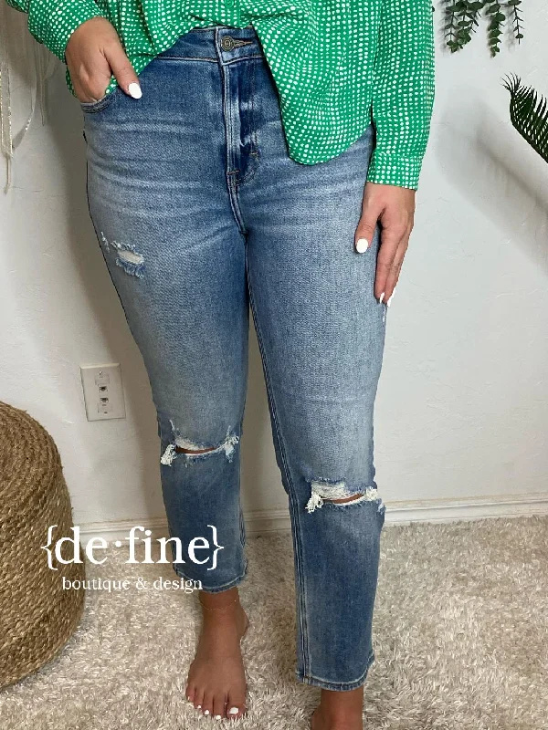 Hidden Mom Fit High Rise Jeans