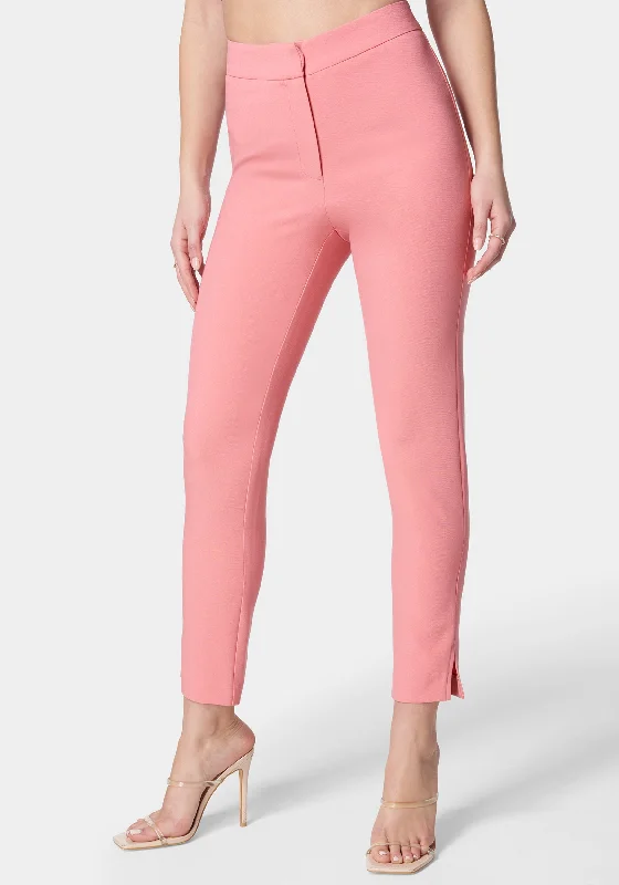 High Waist Slim Leg Pant