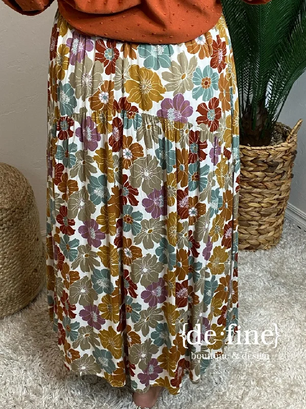 Jessica Floral Maxi Skirt in Regular & Curvy