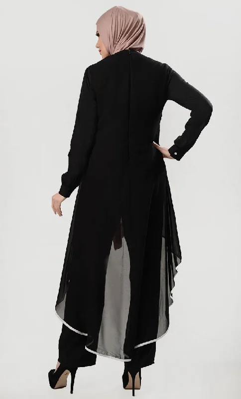 Layered Everyday Jumpsuit - Black