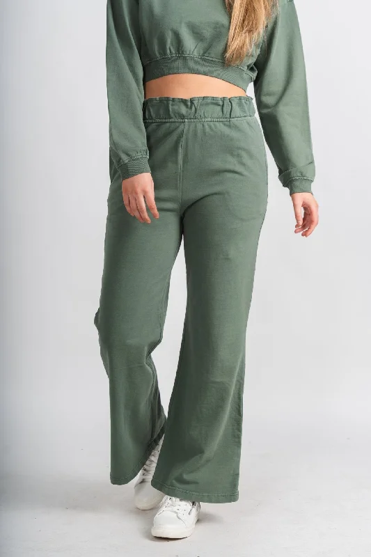 Mineral sweatpants gray green