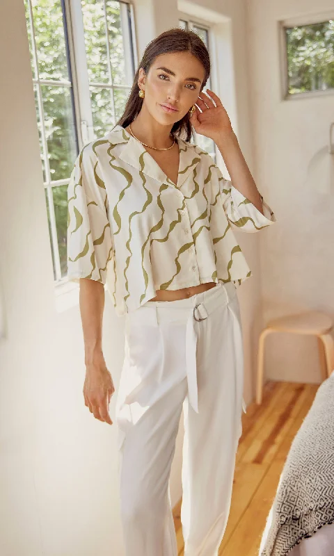 Pia Oversized Shirt Blouse