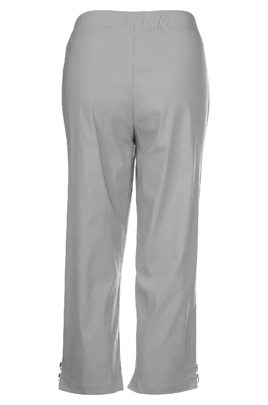 Platinum Bengaline Mid Calf Pant | SILVER | 6303A1