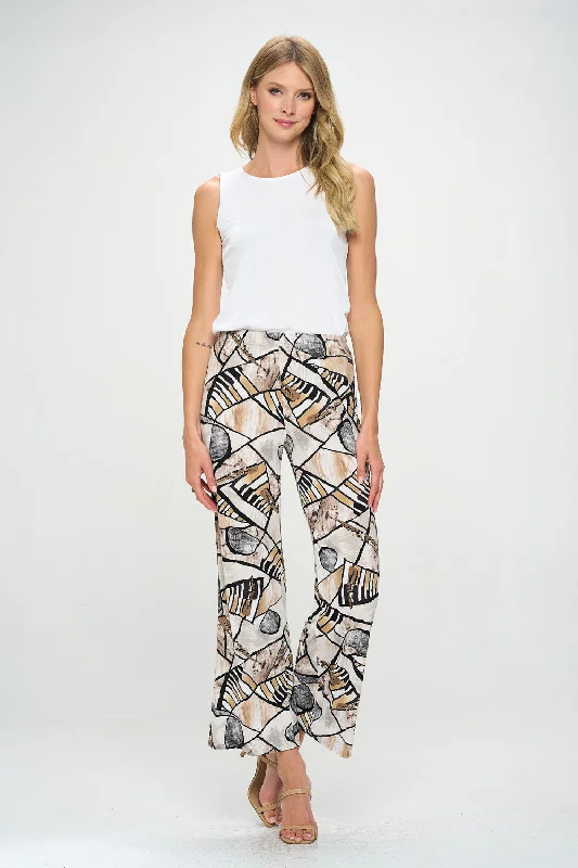 Print  HIT Flared Pants-5042HT-ARP1-W393