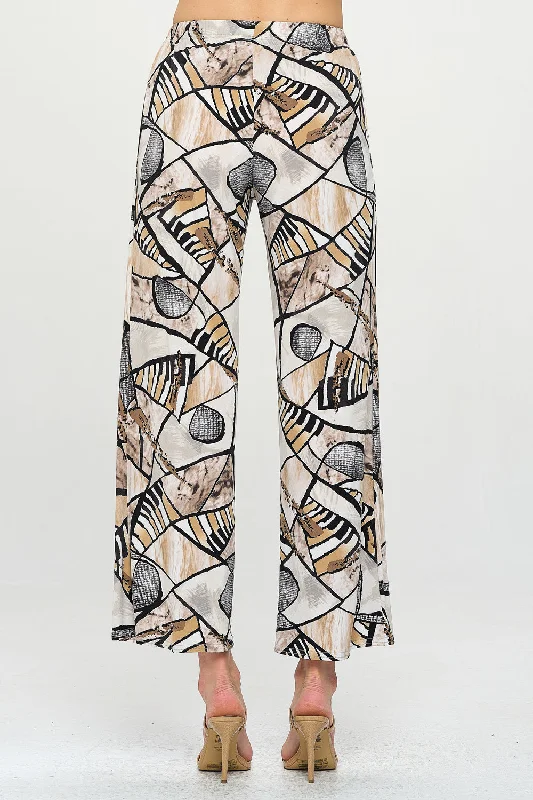 Print  HIT Flared Pants-5042HT-ARP1-W393