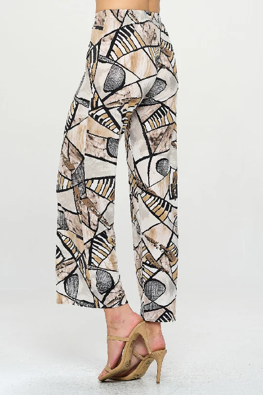 Print  HIT Flared Pants-5042HT-ARP1-W393