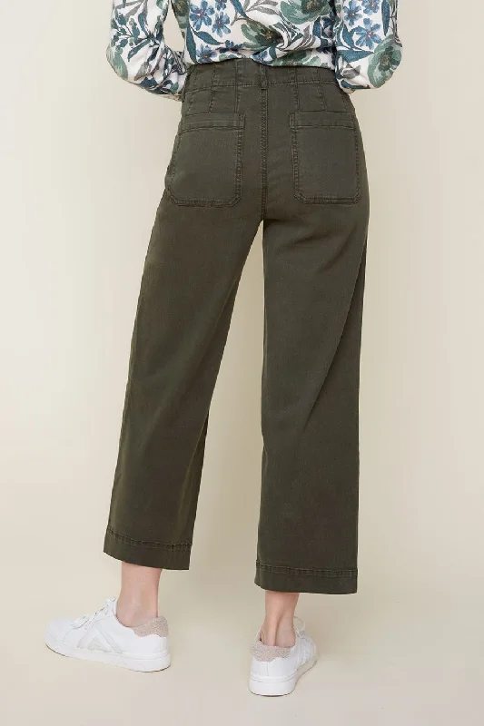 Renuar Luxe Tencil Cropped Wide Leg Pant R10071-E2008