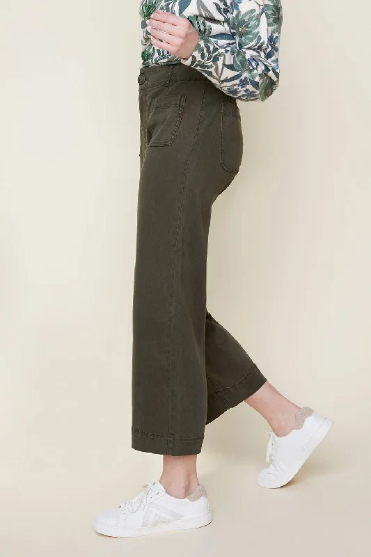 Renuar Luxe Tencil Cropped Wide Leg Pant R10071-E2008