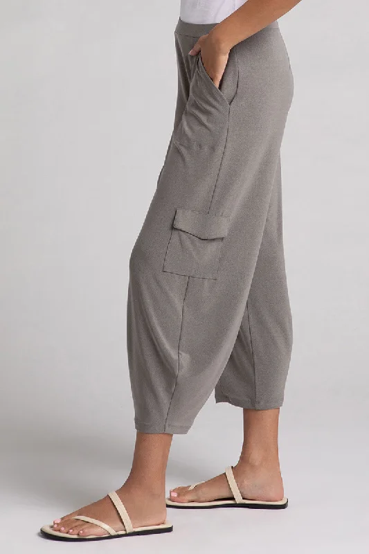 Safari Narrow Lantern Pant | Melange Sand