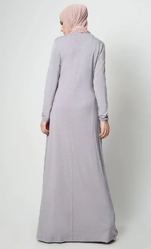 Simple Tee-Shirt Style Abaya