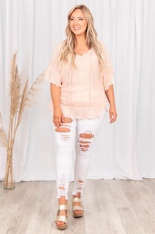 The Shallow End Top, Blush