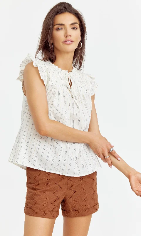 Venice Smocked Stripe Top