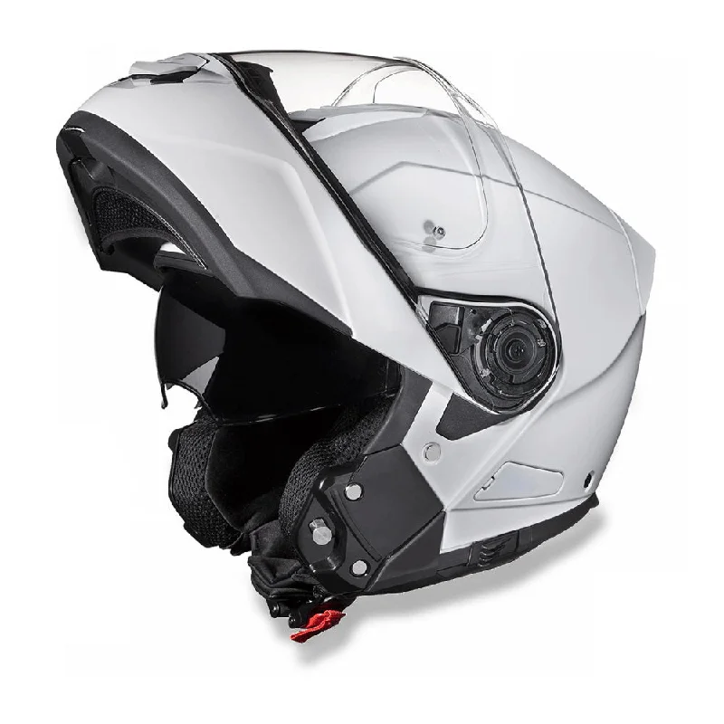 Close Out Daytona Helmets MG1-C ‘Glide’ Hi-Gloss White DOT Modular Helmet